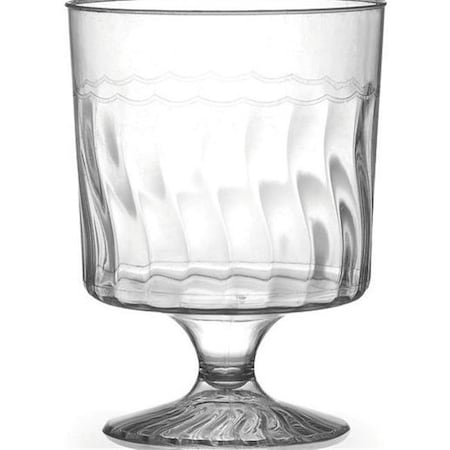 FINELINE SETTINGS Fineline Settings 2208 Flairware 8 oz Clear Wine Glass 1 Piece 2208